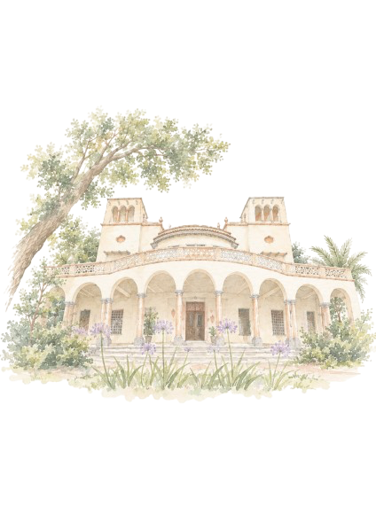 Acuarela de Villa Elisa
